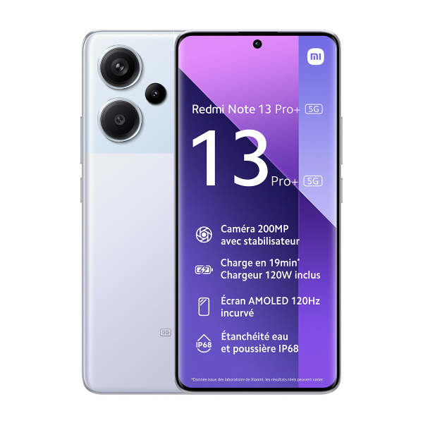 گوشی موبایل شیائومی مدل Redmi Note 13 Pro Plus 5G ظرفیت 512 گیگابایت رم 12 گیگابایت به همراه شارژر
