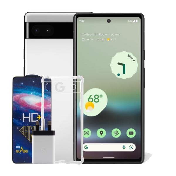 گوشی موبایل گوگل مدل Pixel 6a ظرفیت 128 گیگابایت رم 6 گیگابایت به همراه شارژر، قاب و گلس