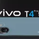 نمای پشت Vivo T4 Pro با دوربین پریسکوپ ۳× طلایی