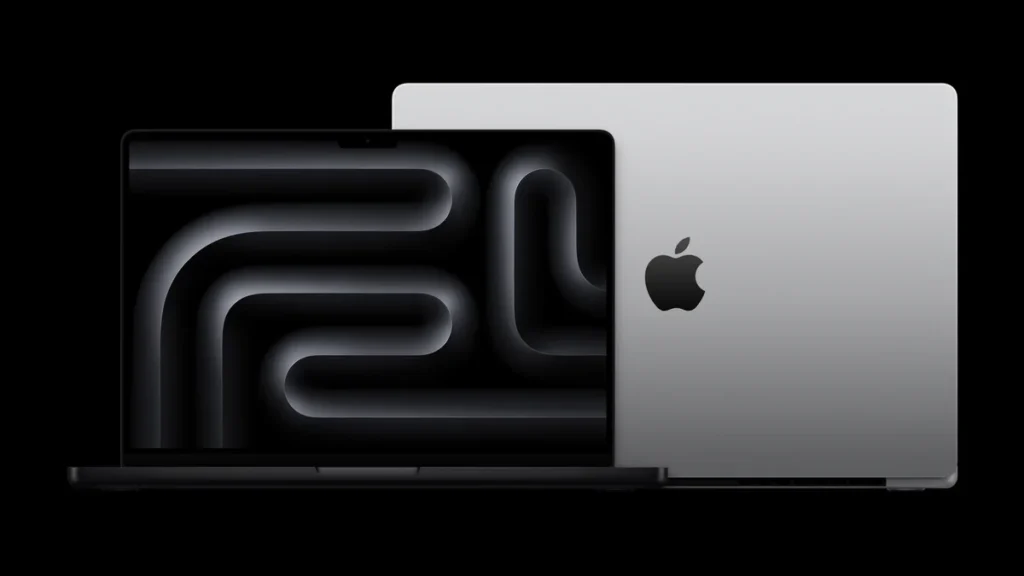 تصویر مفهومی MacBook Pro با نمایشگر OLED و طراحی باریک