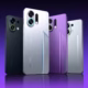 نمای پشت Oppo K13 Turbo Pro با روشن‌فرض RGB در دوربین