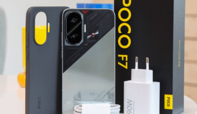 نمای AMOLED ۶.۸۳ اینچی Poco F7 با نرخ نوسازی ۱۲۰ Hz