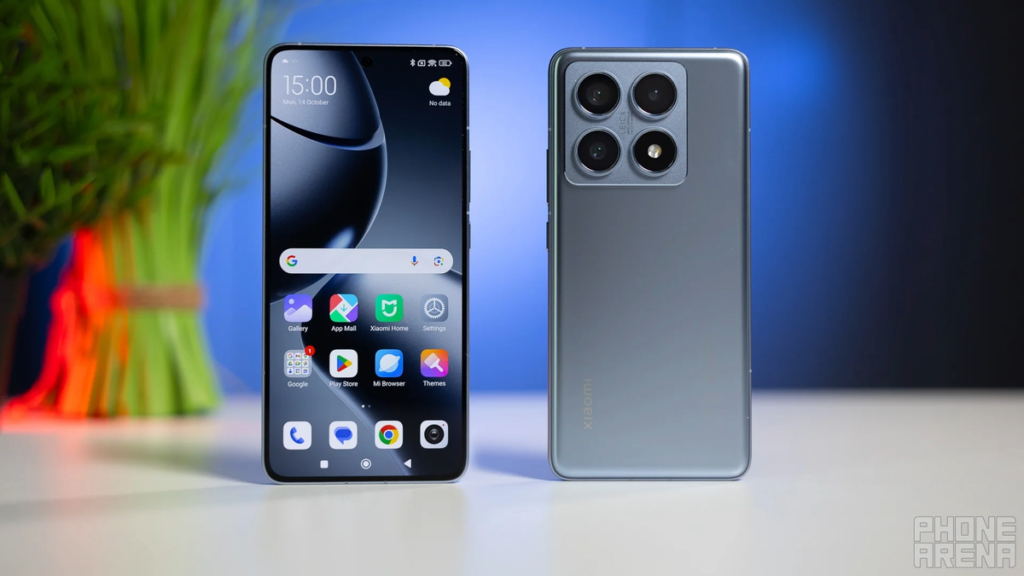 Xiaomi 15T Pro جلو و عقب—همراه با دوربین سه‌گانه ۵۰ مگاپیکسلی