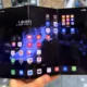Huawei Mate XTs در رنگ سفید با طراحی طلایی