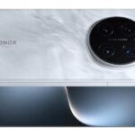 تصویر رندر Honor Magic8 Pro با رنگ طلای تیتانیوم