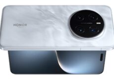تصویر رندر Honor Magic8 Pro با رنگ طلای تیتانیوم