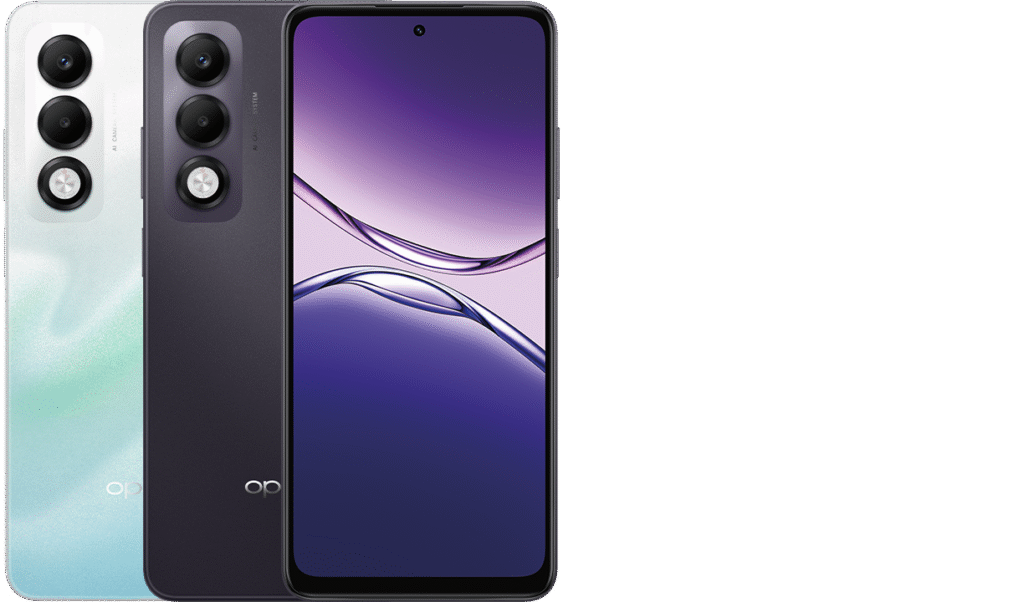 گوشی Oppo A5i Pro 5G در رنگ Breeze Blue
