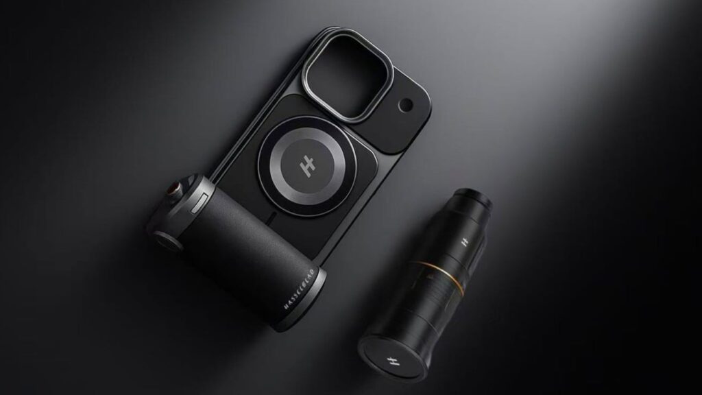 تصویر کیت دوربین مغناطیسی Hasselblad برای Oppo Find X9 Pro حاوی لنز تله‌فوتو ۲۰۰ مگاپیکسلی