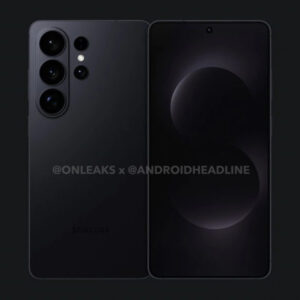 مای جلویی Galaxy S26 Ultra با نمایشگر تخت و دوربین حفرهای