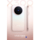 تصویر نمای جلویی گوشی Vivo X300 در حالت روشن — «گوشی Vivo X300 با نمایشگر روشن و طراحی شیشه‌ای