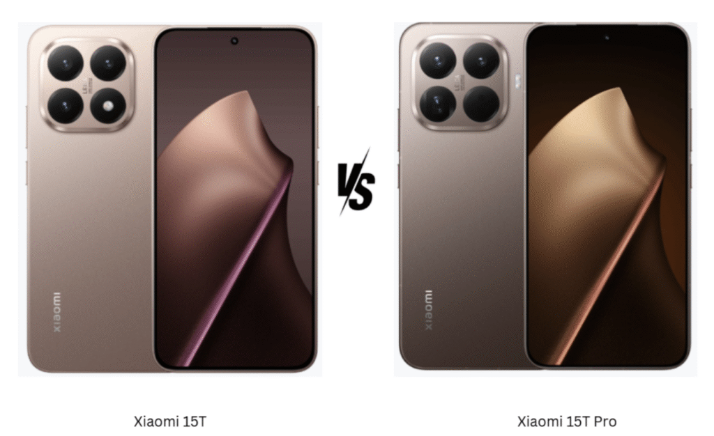 مقایسه Xiaomi 15T با 15T Pro از نظر دوربین
