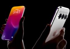 «تصویری از آیفون ۲۰ با دکمه‌های جامد – نظرسنجی طراحی بازخورد لمسی»