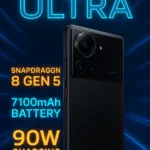 تصویر Nubia Z80 Ultra با دوربین پریسکوپی و طراحی تمام‌صفحه