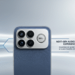 نمای جلوی Redmi K90 Pro Max با باکس اسپیکر پشتی Bose