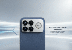 نمای جلوی Redmi K90 Pro Max با باکس اسپیکر پشتی Bose