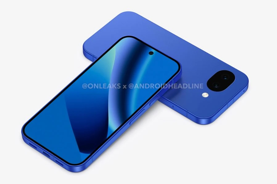 «نمای جلویی Google Pixel 10a با صفحه‌نمایش ۶.۲ اینچی»