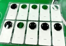 Huawei Mate 80 نمای جلوی گوشی با فناوری تشخیص چهره سه‌بعدی