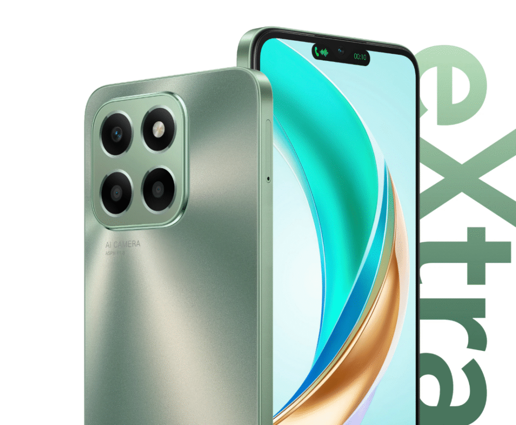 نمای جلوی Honor X6b Plus با نمایشگر 6.56 اینچی