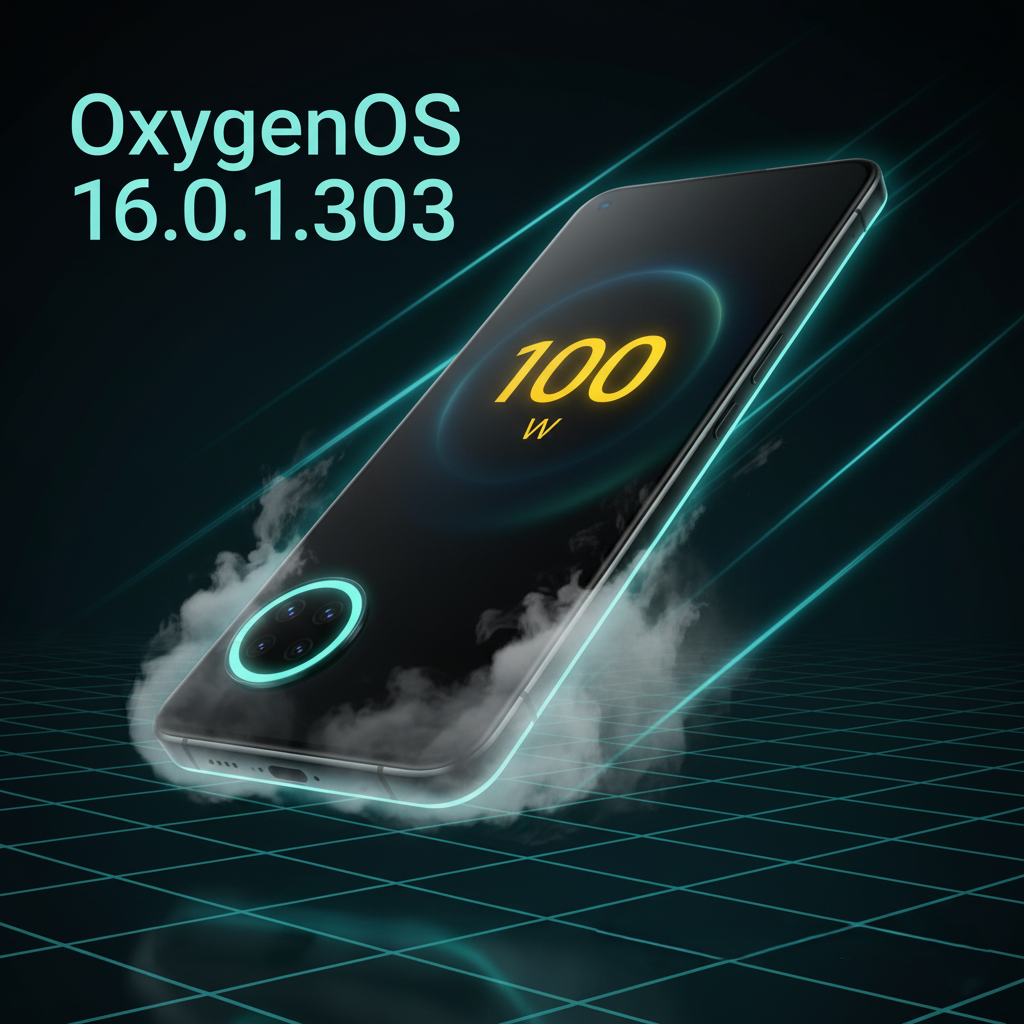 اسکرین‌شات صفحه‌ی دانلود OxygenOS 16.0.1.303 روی وان‌پلاس 15