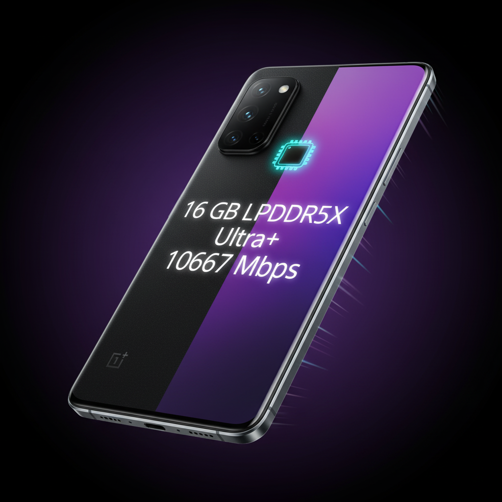 ماژول LPDDR5X Ultra+ 10667Mbps در نسخه 16GB وان‌پلاس ۱۵