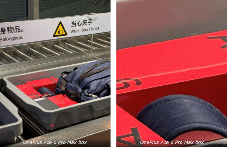 جعبه فروش OnePlus Ace 6 Pro Max با لوگوی Snapdragon 8 Gen 5