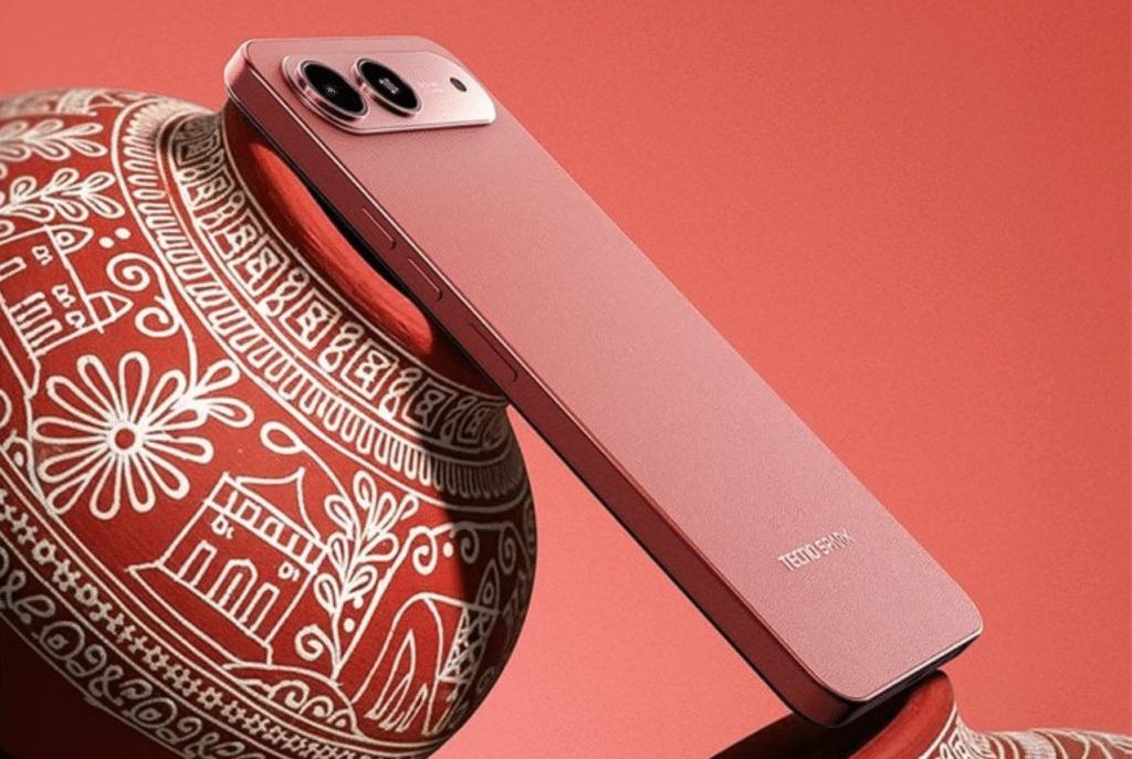 تصویر Tecno Spark Go Bikaner Red از نمای جلو