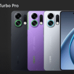 نمای جلوی Oppo K15 Turbo Pro با نمایشگر بزرگ و لوگوی سری Turbo