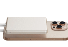 Xiaomi Super Slim Power Bank نمای جلو – «پاوربانک فوق‌باریک شیائومی با شارژ مغناطیسی ۱۵ وات»