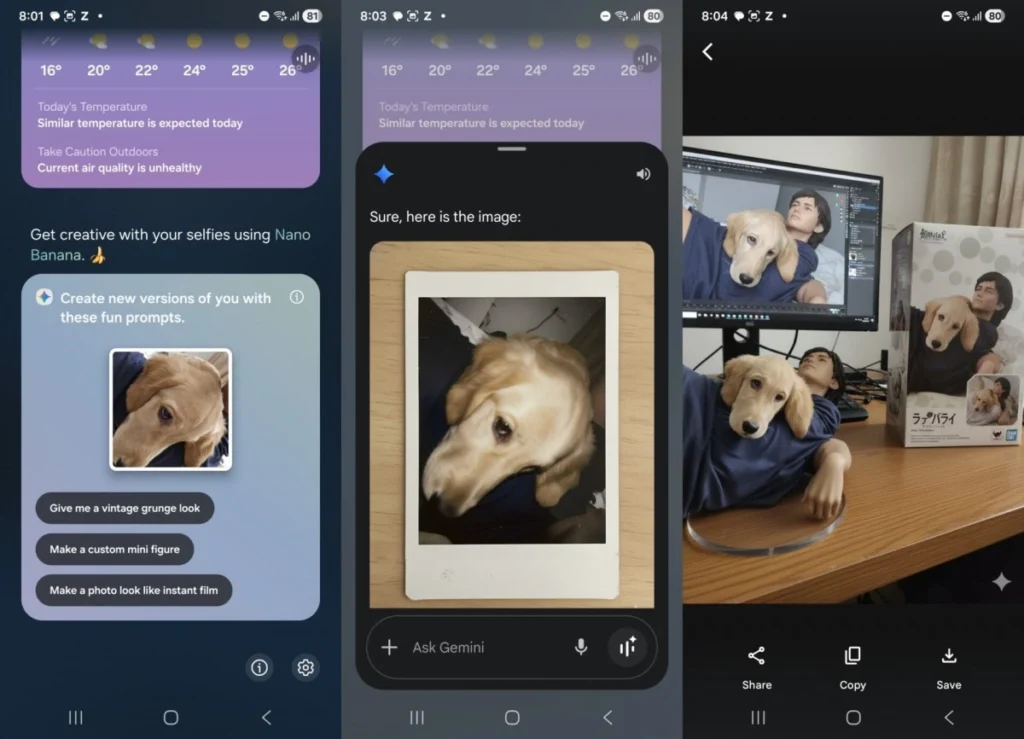 اضافه شدن Google Nano Banana به Now Brief